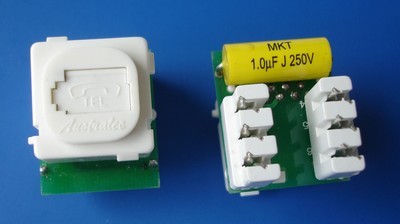  China manufacturer  8606UK TM-6102 UTP RJ11 Phone Voice keystone jack  factory