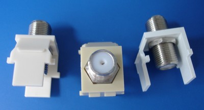  manufactured in China  F-A01 U1001 F-Connectoron Keystone White Light Almond   factory