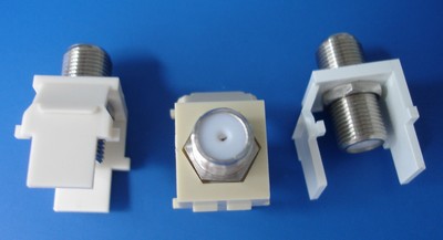  China manufacturer  F-A01 U1001 F-Connectoron Keystone White Light Almond   company