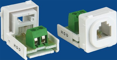 TM-2101 RJ11 Connector Voice keystone jack TM-2101 Cat3 RJ11 Connector Voice keystone jack RJ11/12 (CAT3) Voice Keystone Jacks