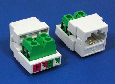 TM-4301B Commscopee Model Voice keystone jack TM-4301B Cat3 Commscopee Model Voice keystone jack - RJ11/12 (CAT3) Voice Keystone Jacks manufactured in China 