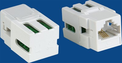  China manufacturer  TM-4301 Cat3 RJ-11 Connector Voice keystone jack  corporation