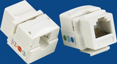 TM-6002 Cat3 UTP Voice keystone jack TM-6002 Cat3 UTP Phone Voice keystone jack RJ11/12 (CAT3) Voice Keystone Jacks