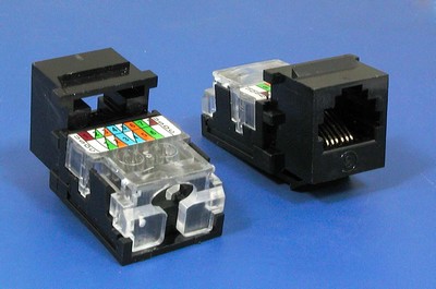  China manufacturer  TM-6005 Cat3 RJ11 Connector Voice keystone jack  distributor