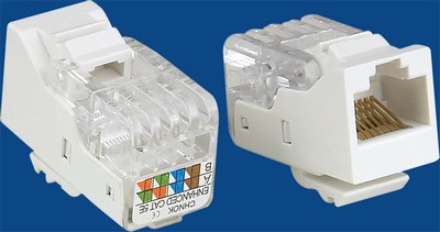 <b>TM-8003 Cat.5E Data keystone jack</b> TM-8003 Cat.5E Network Data keystone jack - Cat.6/Cat.5E RJ45 Network Keystone Jacks manufactured in China 