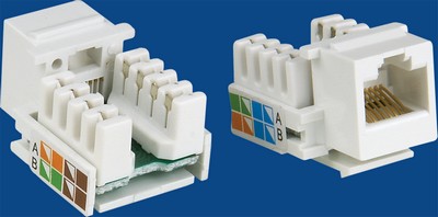  China manufacturer  TM-8017 Cat.6 RJ45 Data keystone jack  corporation