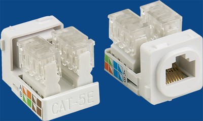  China manufacturer  TM-8103 Cat.5E Plugs Data keystone jack  factory