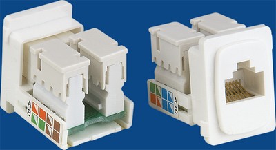  China manufacturer  TM-8110 Rj45 Connecto Cat.5E Nerwork Data keystone jack  factory