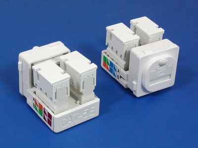TM-8128 Cat.5E Network Cables Data keystone jack TM-8128 Cat.5E RJ45 Network Cables Data keystone jack - Cat.6/Cat.5E RJ45 Network Keystone Jacks made in china 