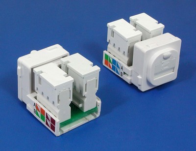 TM-8129 Cat.5E UTP Data keyst TM-8129 Cat.5E UTP Network Data keystone jack - Cat.6/Cat.5E RJ45 Network Keystone Jacks manufactured in China 