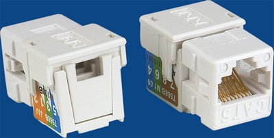 TM-8301 Cat.5E UTP Data keystone jack TM-8301 Cat.5E UTP Cable Data keystone jack Cat.6/Cat.5E RJ45 Network Keystone Jacks