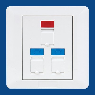 TW-03 Good Wall Network Phone Face Plates TW-03 Good Wall Network Phone Face Plates - Face Plates China manufacturer 