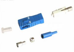 SC fiber connector singlemode SC fiber connector singlemode with 0.9mm boot - Fiber Optic Connectors made in china 